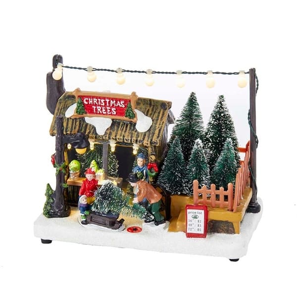 Kurt Adler 7inch Batteryoperated LED Christmas Tree Shop Tablepiece