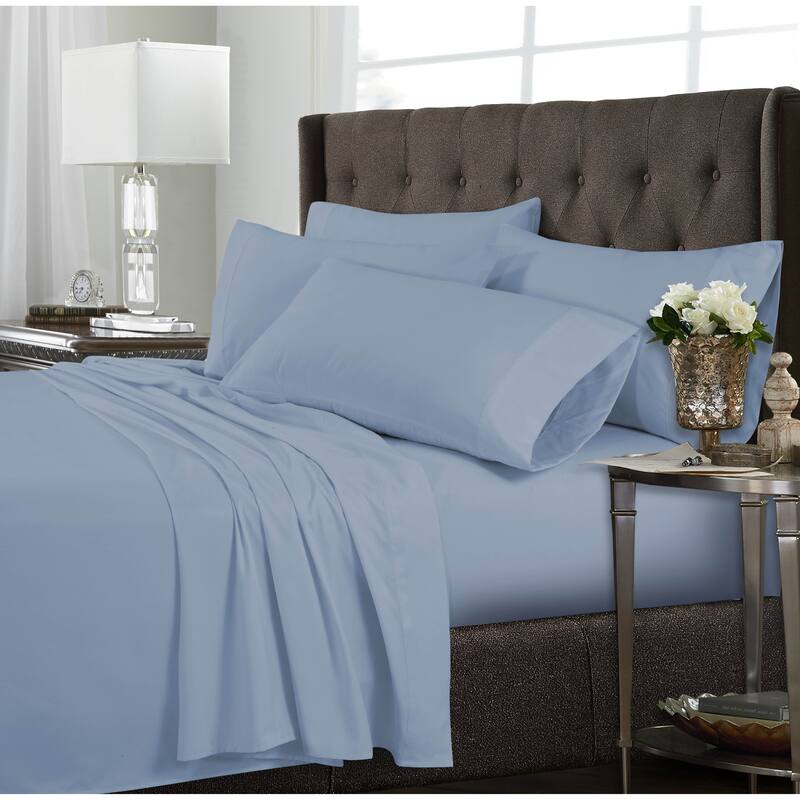Ultra-Soft Solid or Printed Extra Deep Pocket 6-Piece Bed Sheet Set
