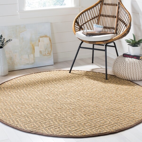 Safavieh Natural Fiber Brown Sisal Rug 6 Round On Safavieh Natural Fiber Brown Sisal Rug 6 X27 Round