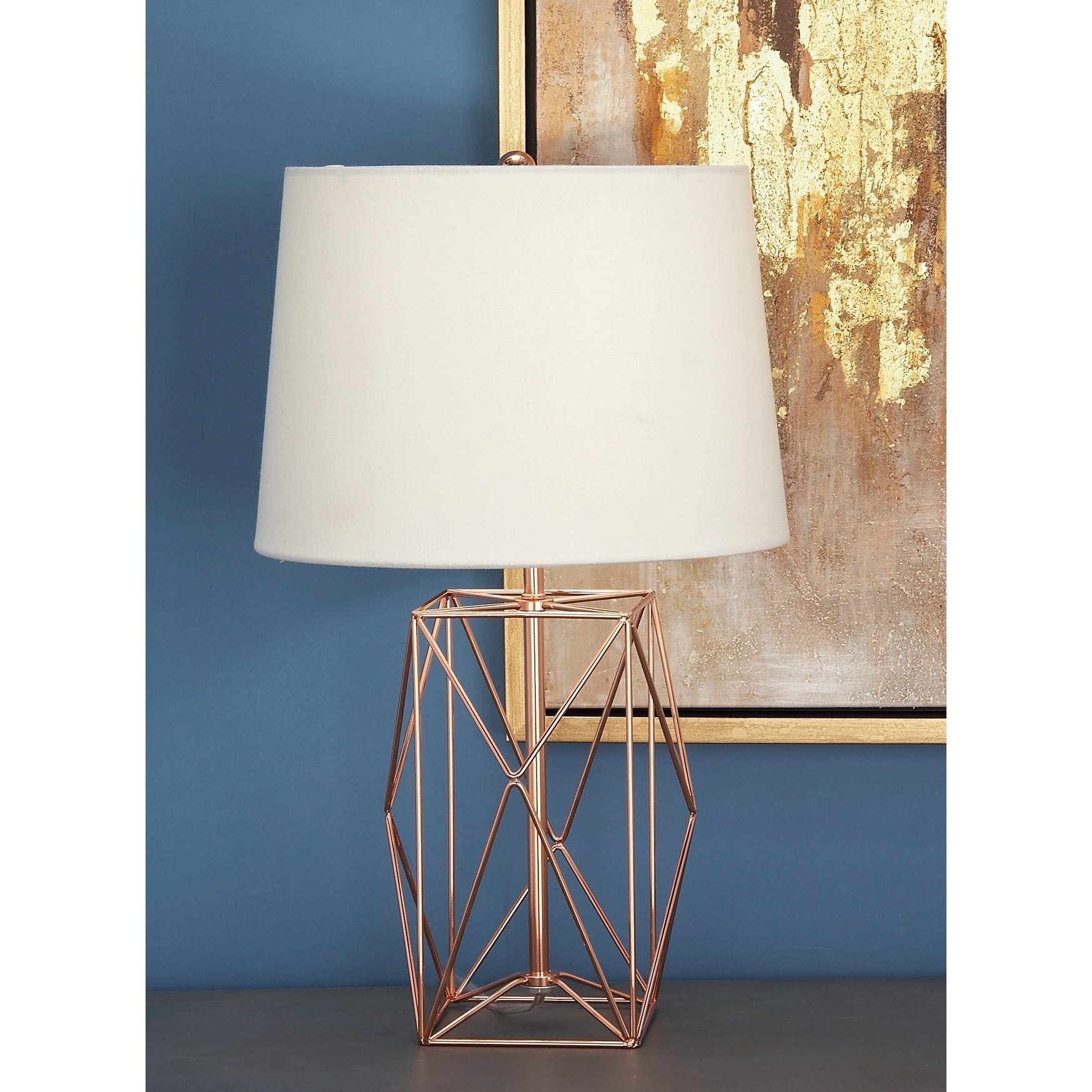 Copper wire best sale table lamp