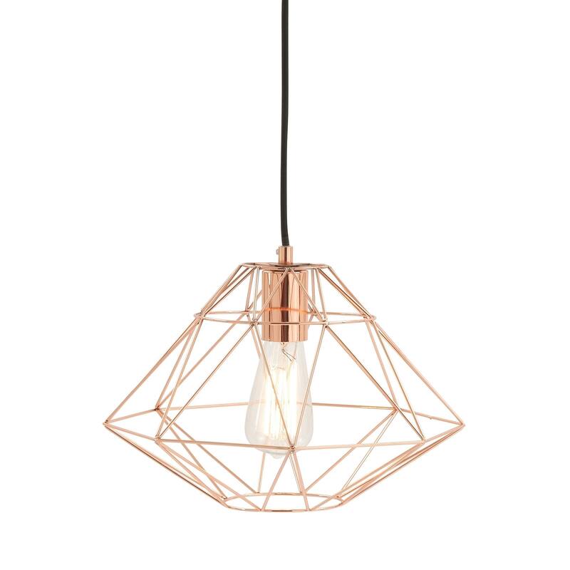 Metal Pendant with Bulb 12 x 90