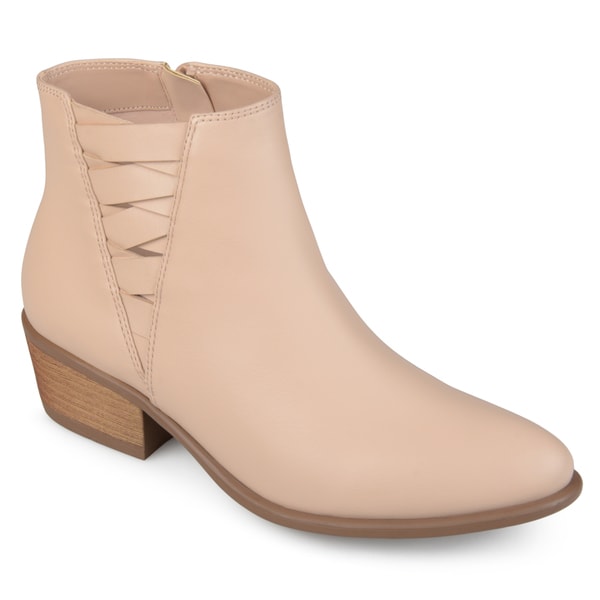 Journee Collection Womens Estell Almond Toe Stacked Heel Booties a5c7c1a3 7c7e 4326 877f fe3d8f166749_600