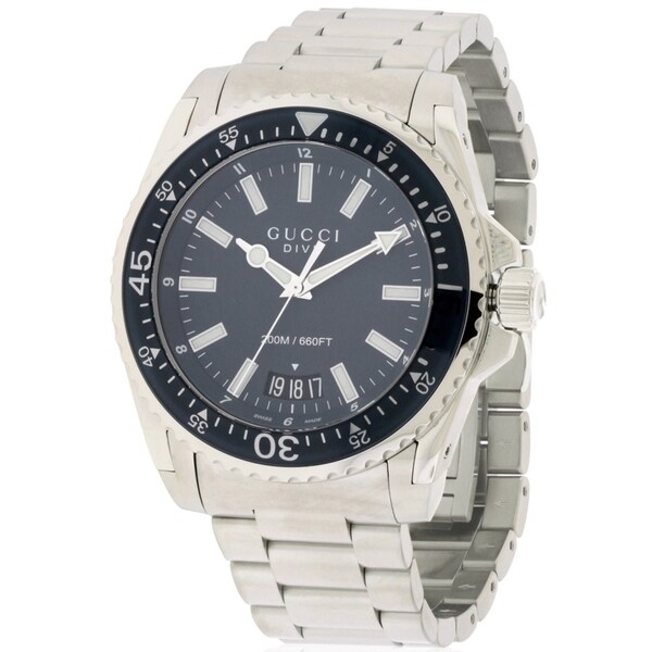 gucci dive watch blue