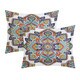 preview thumbnail 2 of 3, Chic Home Maha 8-Piece Reversible Aqua Paisley Quilt and Sheet Set