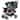 Dream On Me, Villa Tandem Stroller in Black and Sapphire  Blue