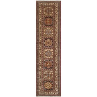 Super Kazak Sabry Red/Ivory Runner Rug - Bed Bath & Beyond - 17356593