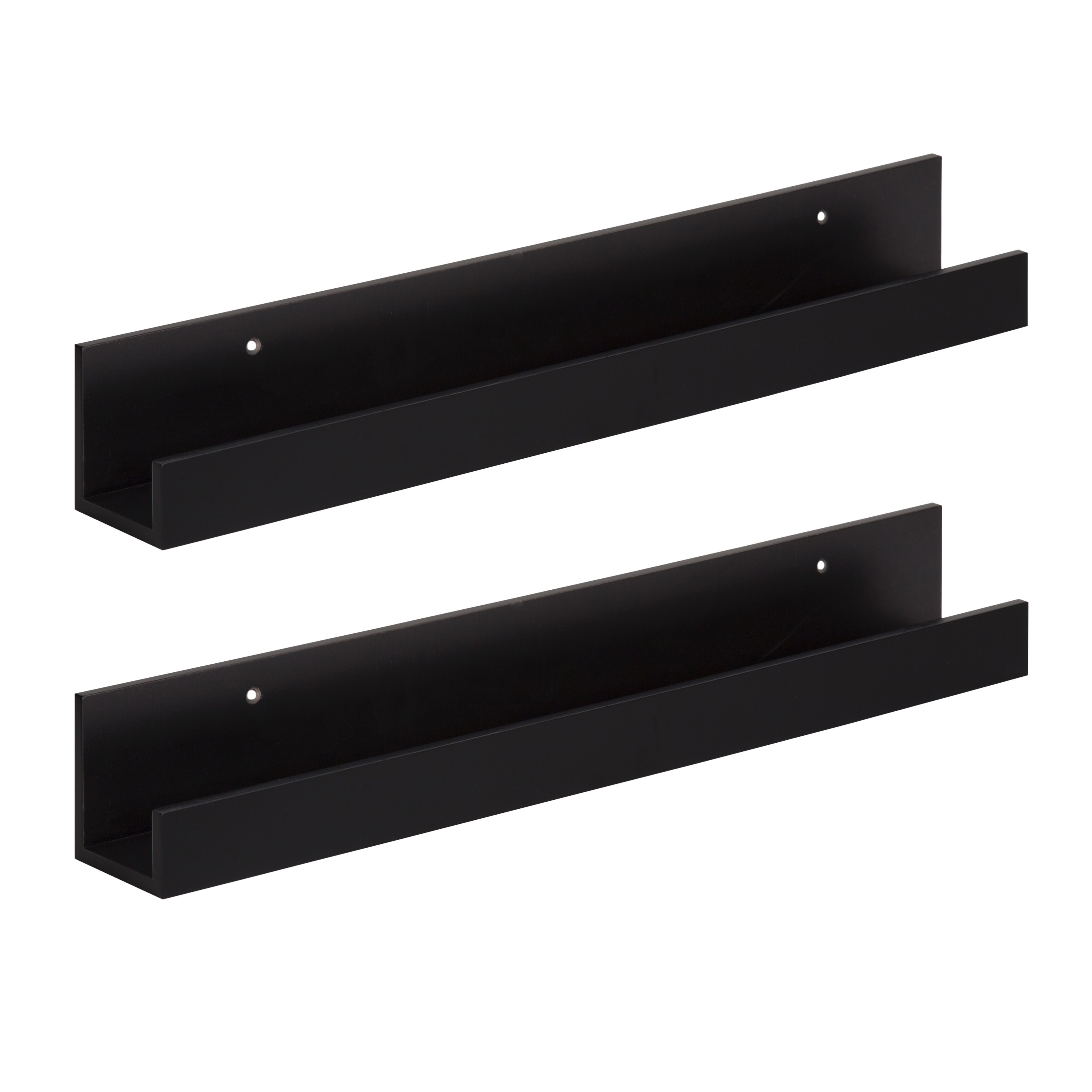 Levie 24 inch 2-Pack Wood Wall Picture Frame Holder Ledge - On Sale - Bed  Bath & Beyond - 17356883