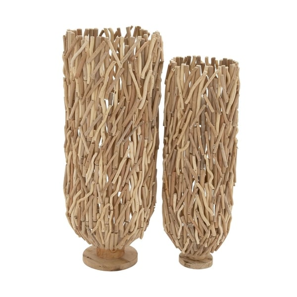 Studio 350 Driftwood Floor Vase Set Of 2 40 Inches 36 Studio 350 Driftwood Floor Vase Set Of 2 40 Inches 36 High