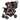 Dream On Me, Villa Tandem Stroller In Black and Raspberry Pink