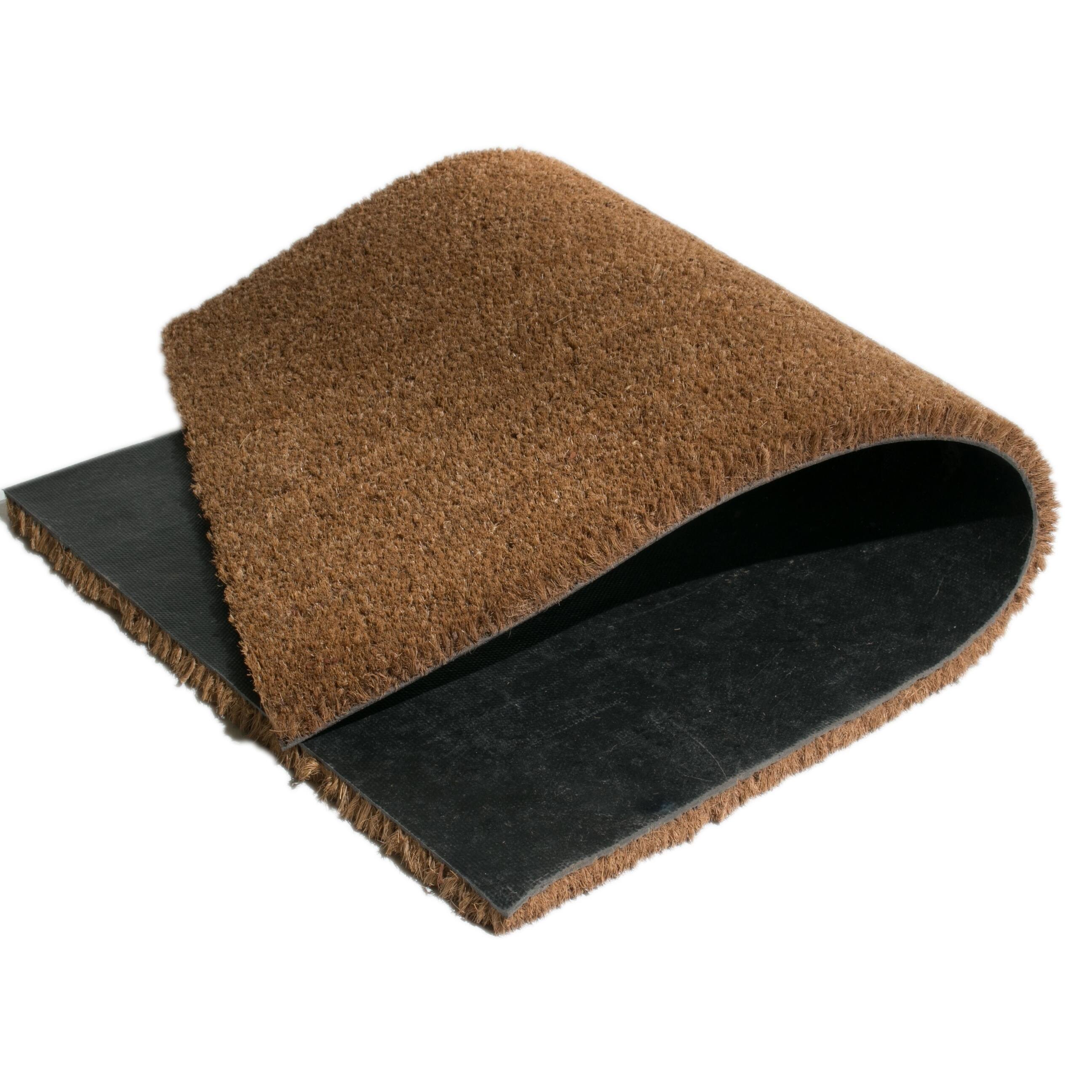 Imports Decor Thick Outdoor Natural Coir Fiber Door Mat On Sale Bed