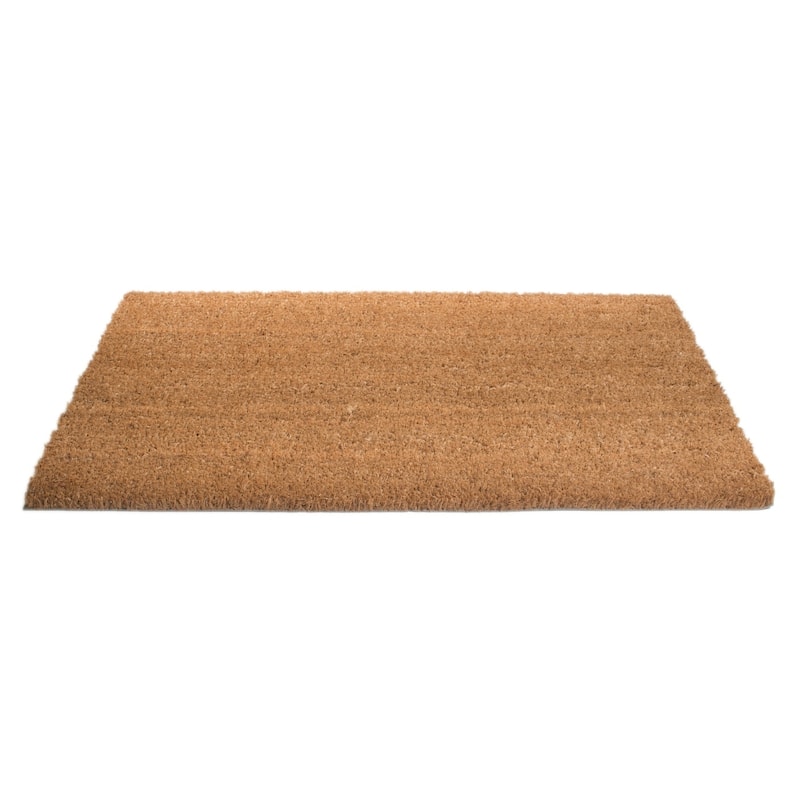 Imports Decor Thick Outdoor Natural Coir Fiber Door Mat Bed Bath