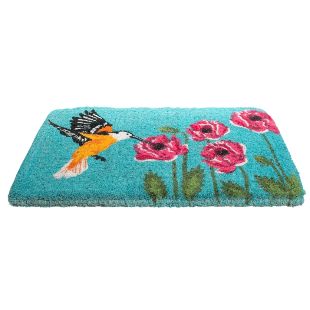 Imports Decor Hummingbird Contemporary Decorative Door Mat