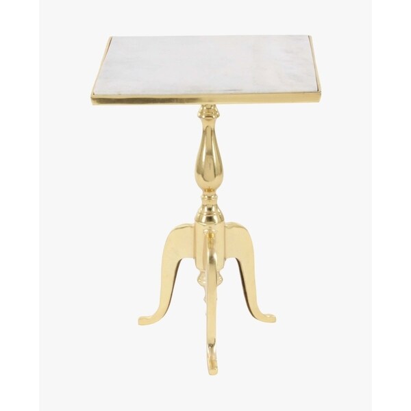Traditional 22 X 16 Inch Square White Accent Table By Studio Traditional 22 X 16 Inch Square White Accent Table By Studio 350