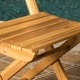Positano Outdoor 3-piece Foldable Acacia Wood Bistro Set by Christopher Knight Home - Thumbnail 6