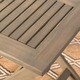 Positano Outdoor 3-piece Foldable Acacia Wood Bistro Set by Christopher Knight Home - Thumbnail 12