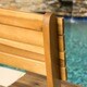 Positano Outdoor 3-piece Foldable Acacia Wood Bistro Set by Christopher Knight Home - Thumbnail 4