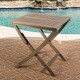 Positano Outdoor 3-piece Foldable Acacia Wood Bistro Set by Christopher Knight Home - Thumbnail 13