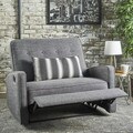 Calliope Fabric 2-Seat Recliner Club Chair by Christopher Knight Home