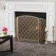 preview thumbnail 2 of 9, Amiyah 3-Panel Fireplace Screen by Christopher Knight Home