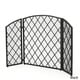 preview thumbnail 10 of 9, Amiyah 3-Panel Fireplace Screen by Christopher Knight Home