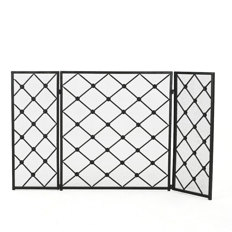 Chelsey 3-Panel Fireplace Screen by Christopher Knight Home