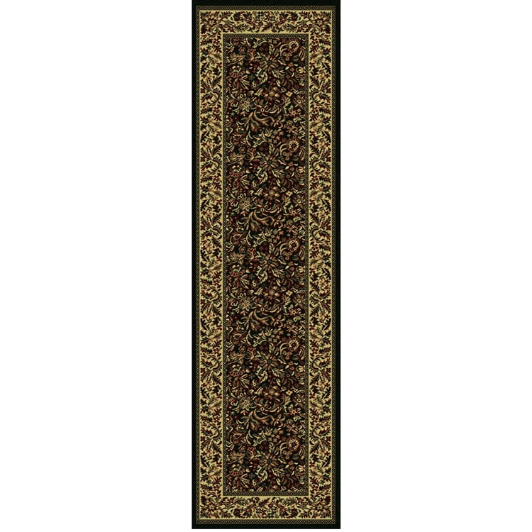 Caroline Floral Heat set Emerlen Runner Rug (22 X 77)