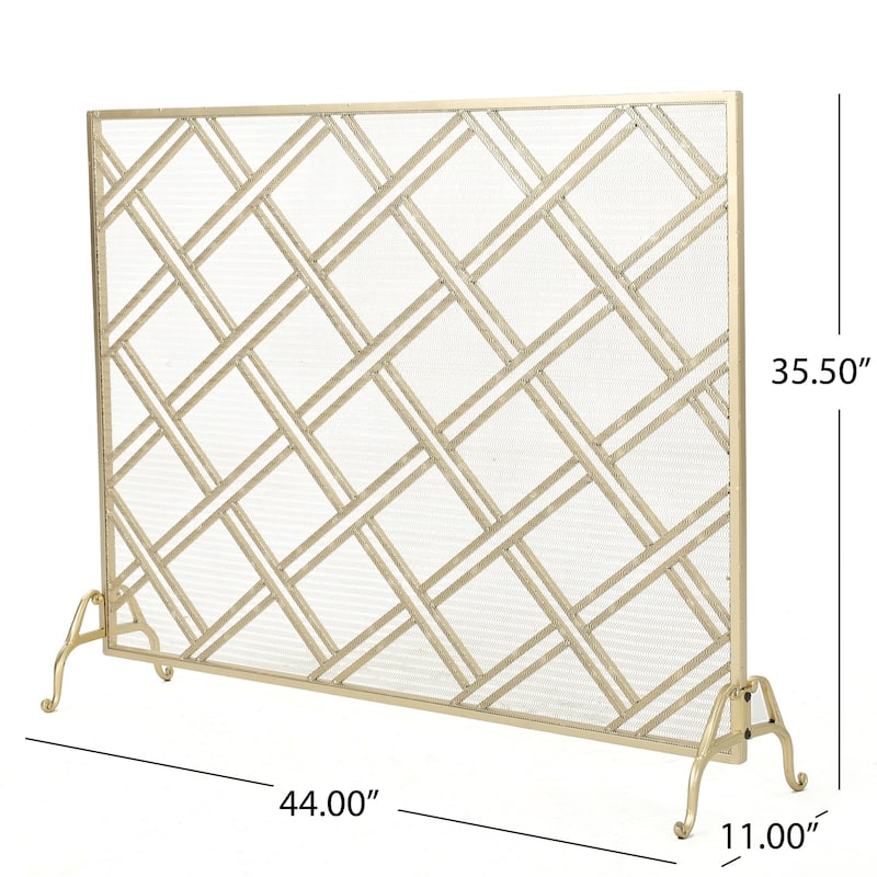 Josette Single Panel Fireplace Screen by Christopher Knight Home