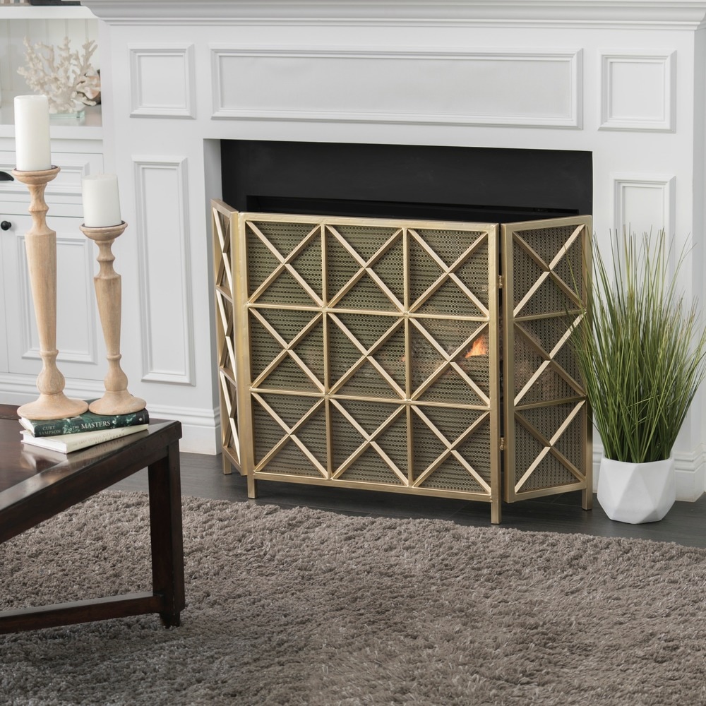 Margaret 3-Panel Fireplace Screen by Christopher Knight Home On Sale  Bed Bath  Beyond 17363577