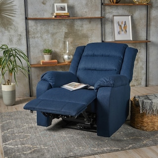 Adrianne Fabric Power Recliner Club Chair by Christopher Knight Home