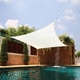 preview thumbnail 4 of 5, Bayville Medium Square Sail Extra-heavy Fabric Sun Shade by Havenside Home