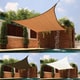 preview thumbnail 1 of 5, Bayville Medium Square Sail Extra-heavy Fabric Sun Shade by Havenside Home