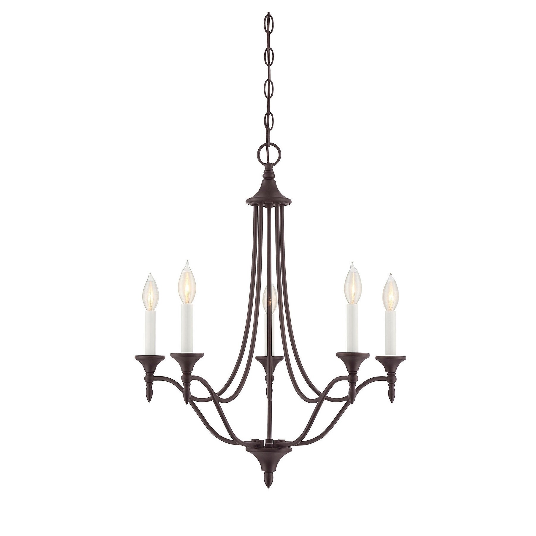 Herndon 5 Light Chandelier English Bronze - Chandeliers For Bedrooms by Overstock.com