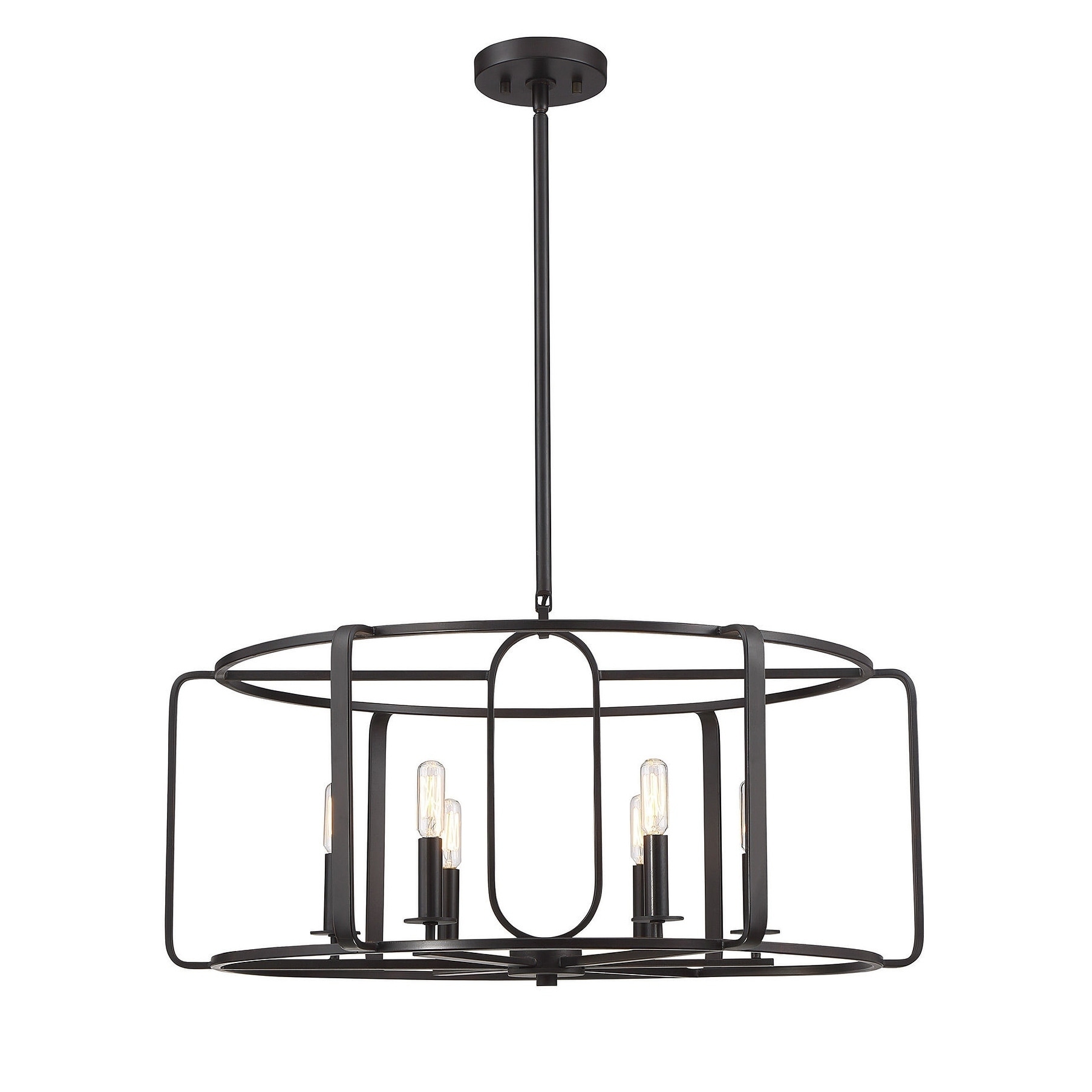 Santina 6 Light Chandelier English Bronze - Chandeliers For Bedrooms by Overstock.com