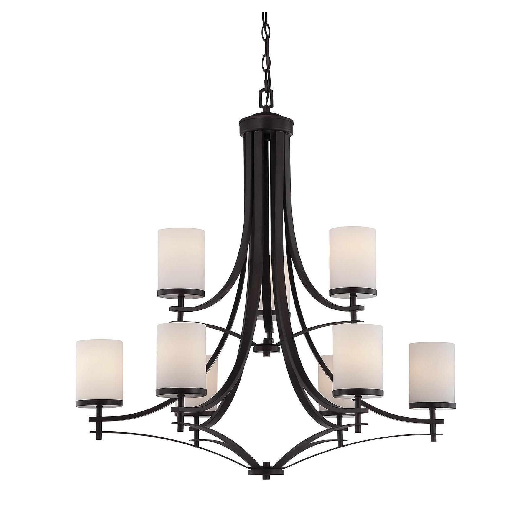 Porch & Den Coran 9-light Chandelier English Bronze - Chandeliers For Bedrooms by Overstock.com