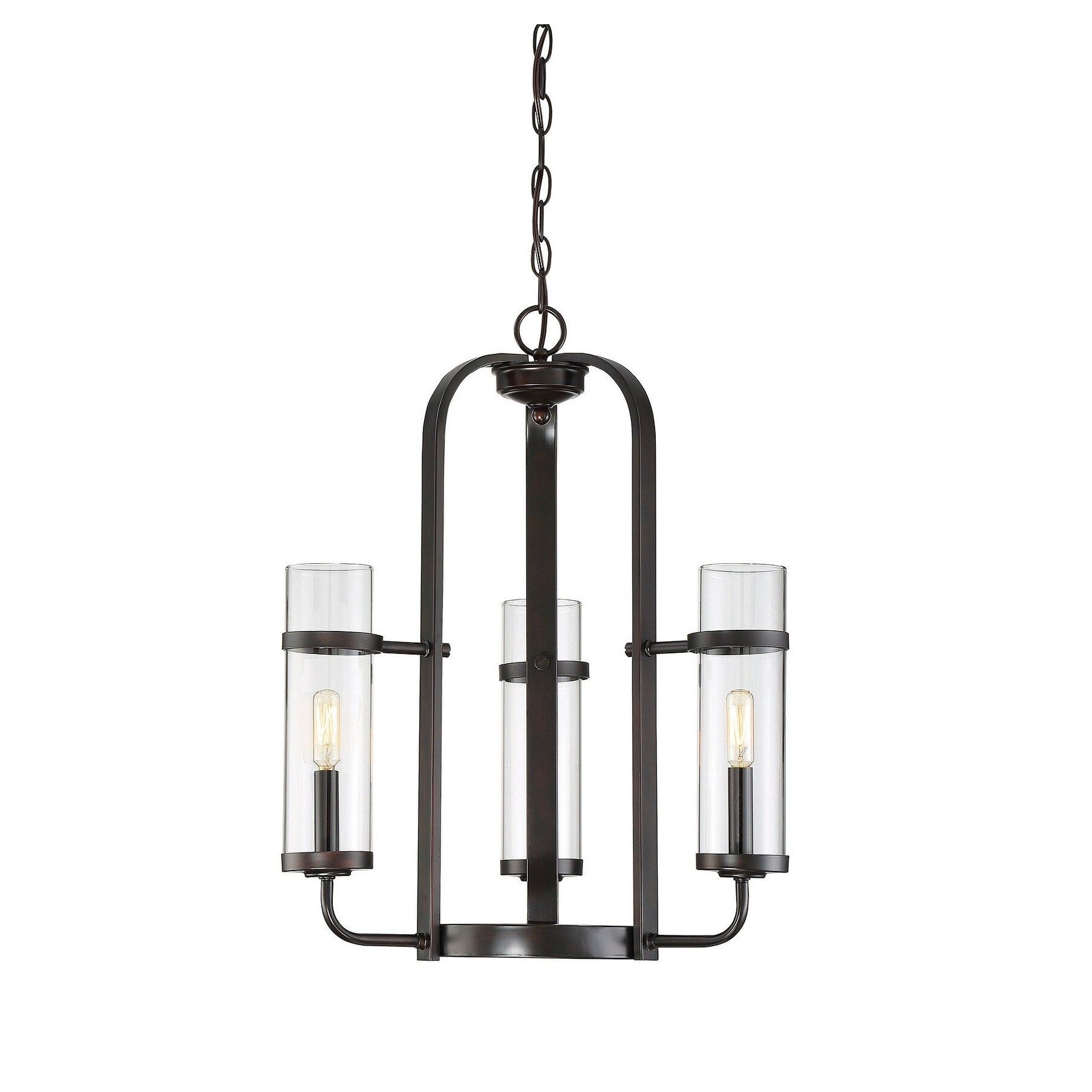 Tulsa 3 Light Chandelier English Bronze - Chandeliers For Bedrooms by Overstock.com