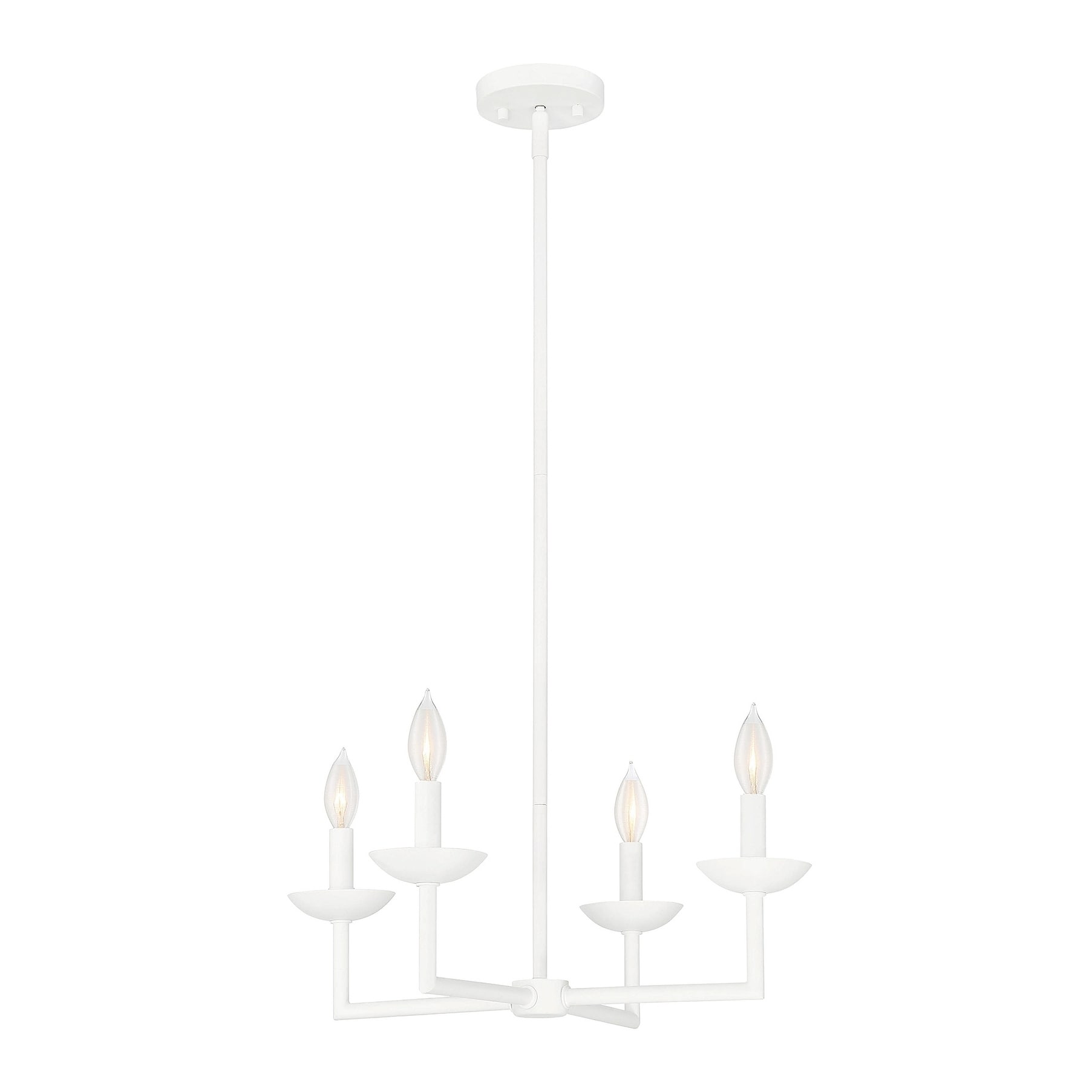 Piper 4 Light Chandelier Porcelena - Chandeliers For Bedrooms by Overstock.com