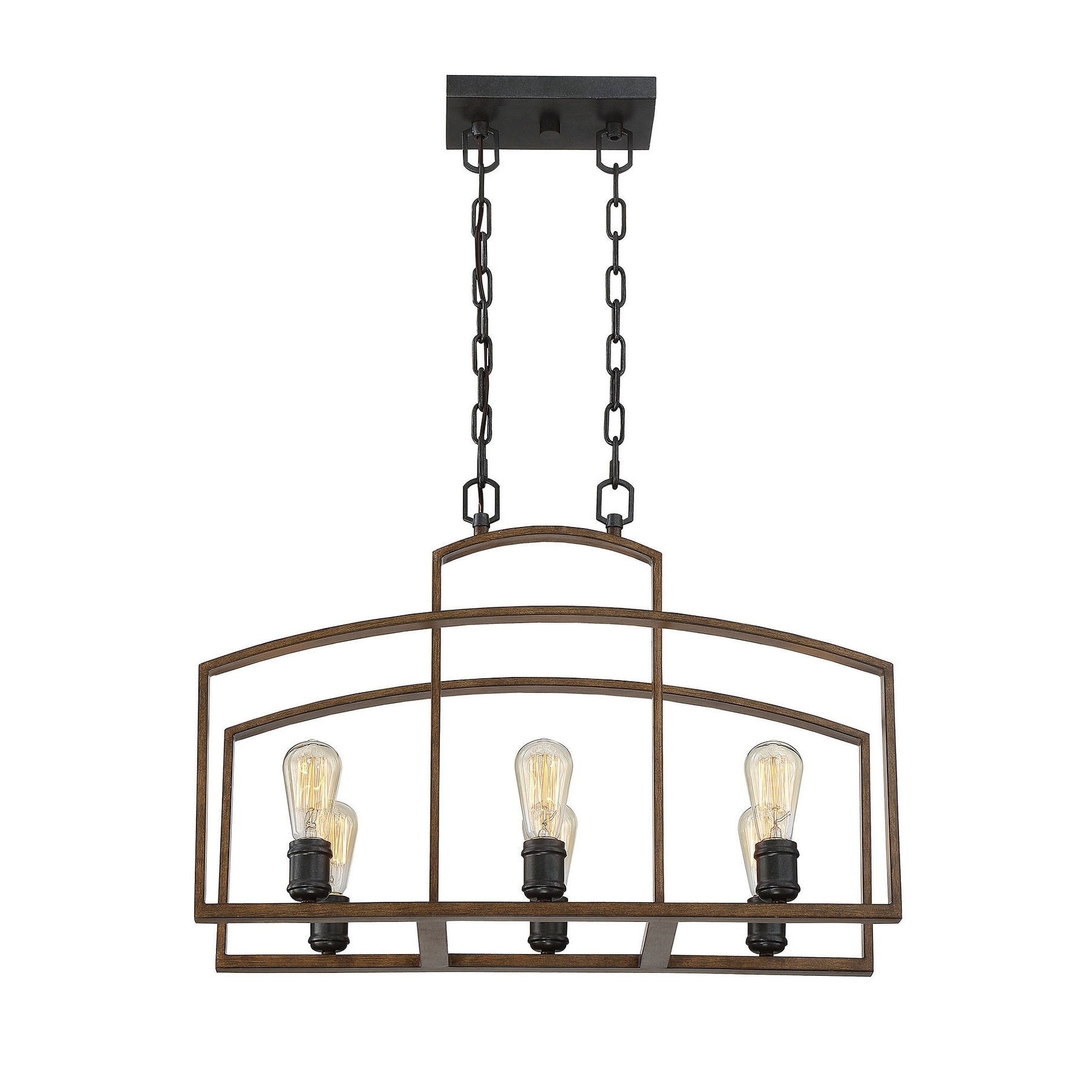 Gage 6 Light Chandelier Woodland Bronze - Chandeliers For Bedrooms by Overstock.com