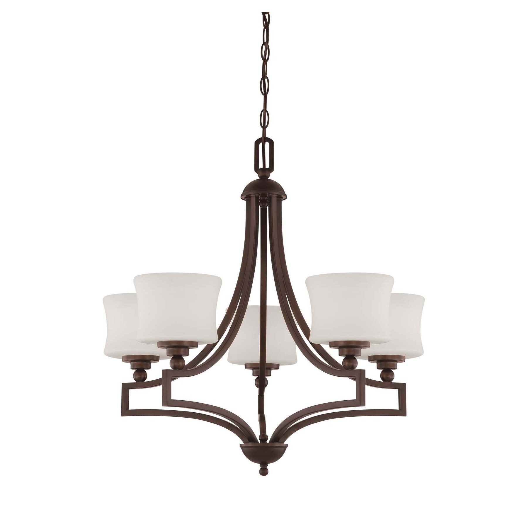 Terrell 5 Light Chandelier English Bronze - Chandeliers For Bedrooms by Overstock.com