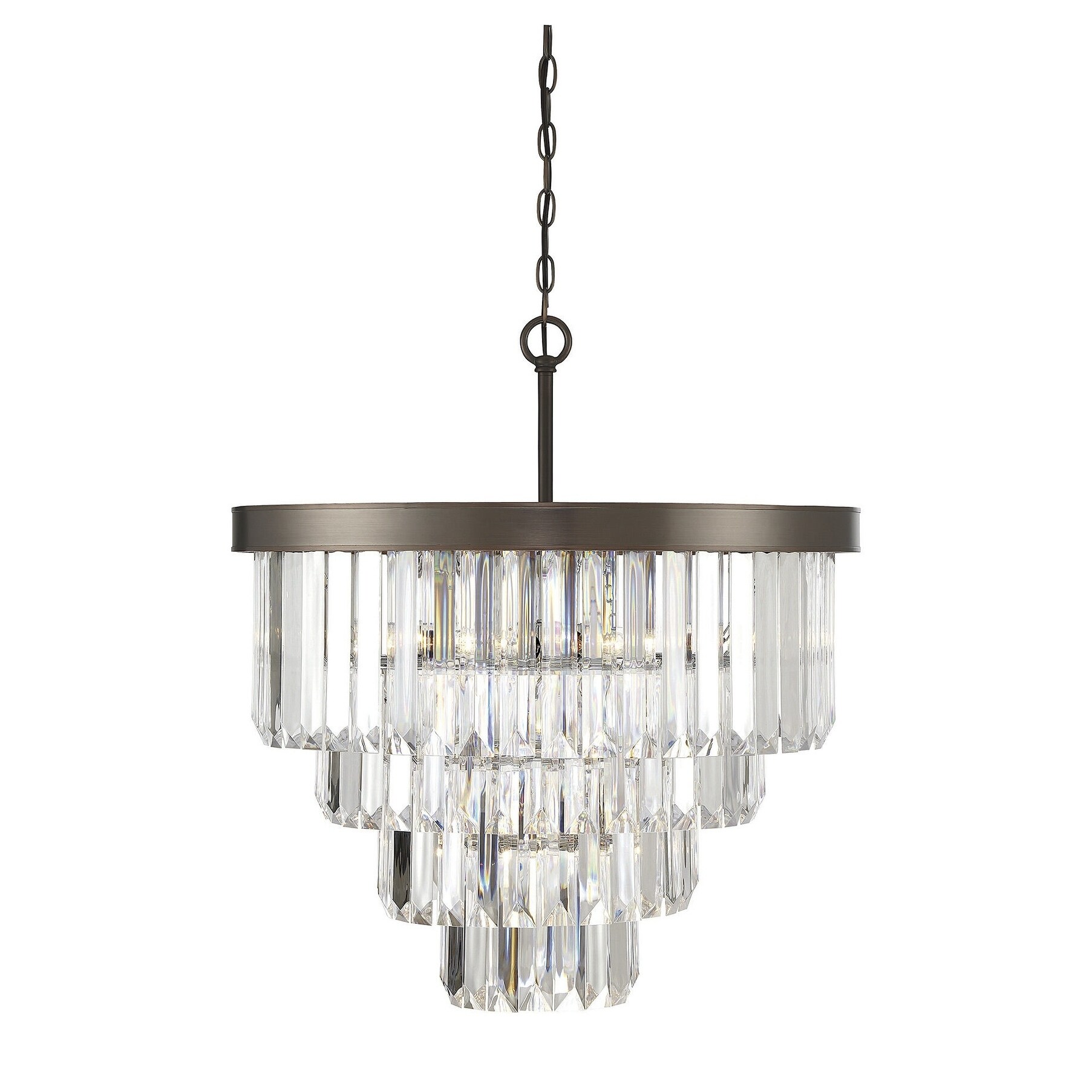 Tierney 6 Light Chandelier Burnished Bronze - Chandeliers For Bedrooms by Overstock.com