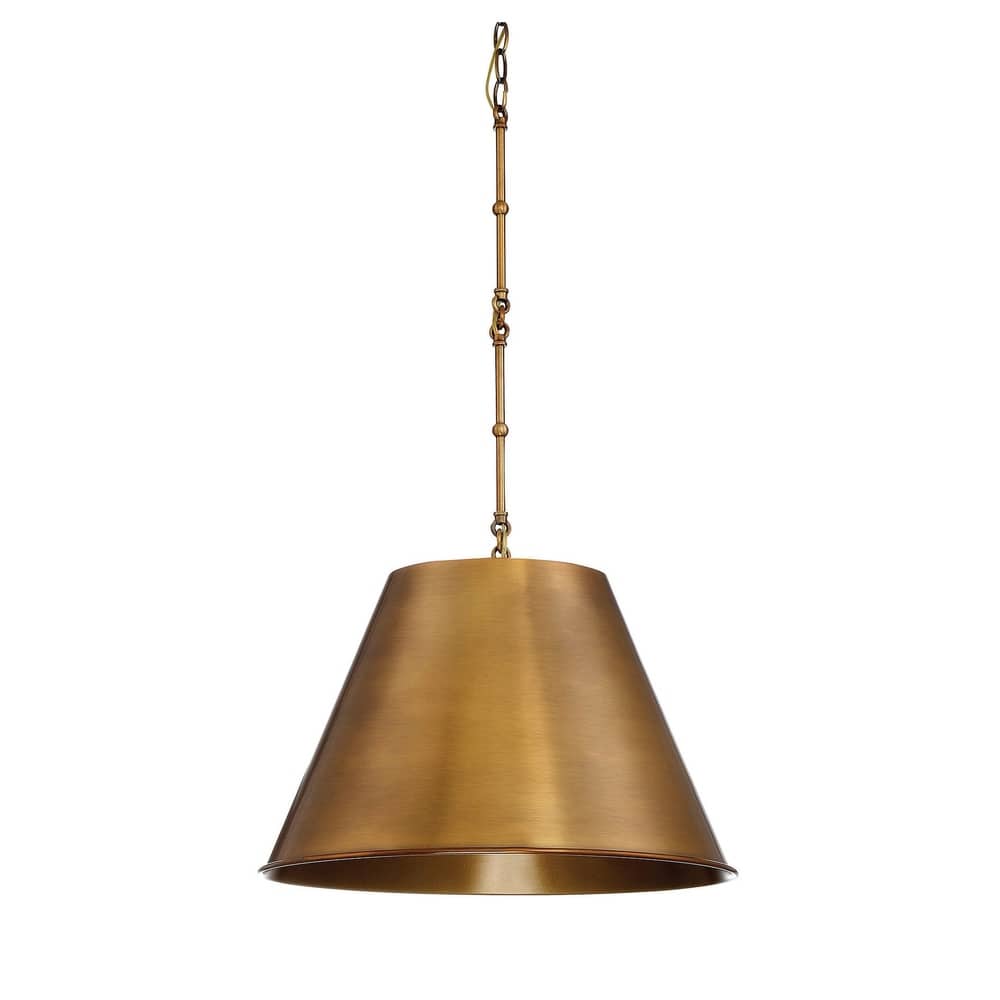 Carson Carrington Skudeneshavn 1-light Warm Brass Pendant