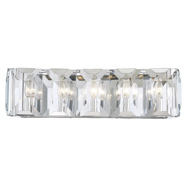 Bangle 5 Light Bath Bar Polished Chrome Free Shipping Today Bangle 5 Light Bath Bar Polished Chrome