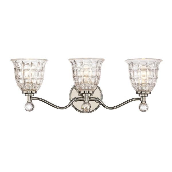 Savoy House Birone Polished Nickel 3 Light Bath Bar Free Savoy House Birone Polished Nickel 3 Light Bath Bar