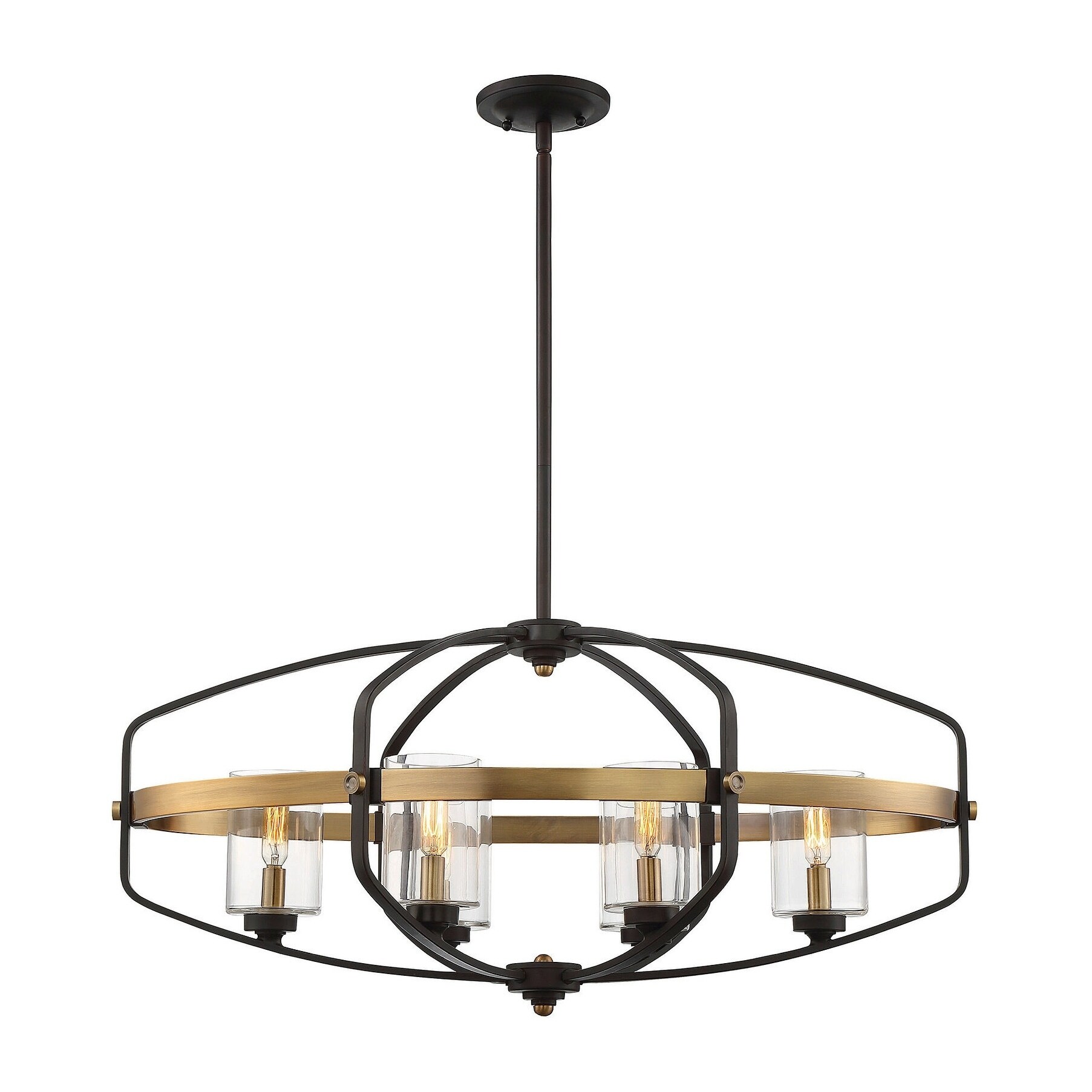 Kirkland 6 Light Trestle English Bronze W Warm Br Kirkland 6 Light Trestle English Bronze
