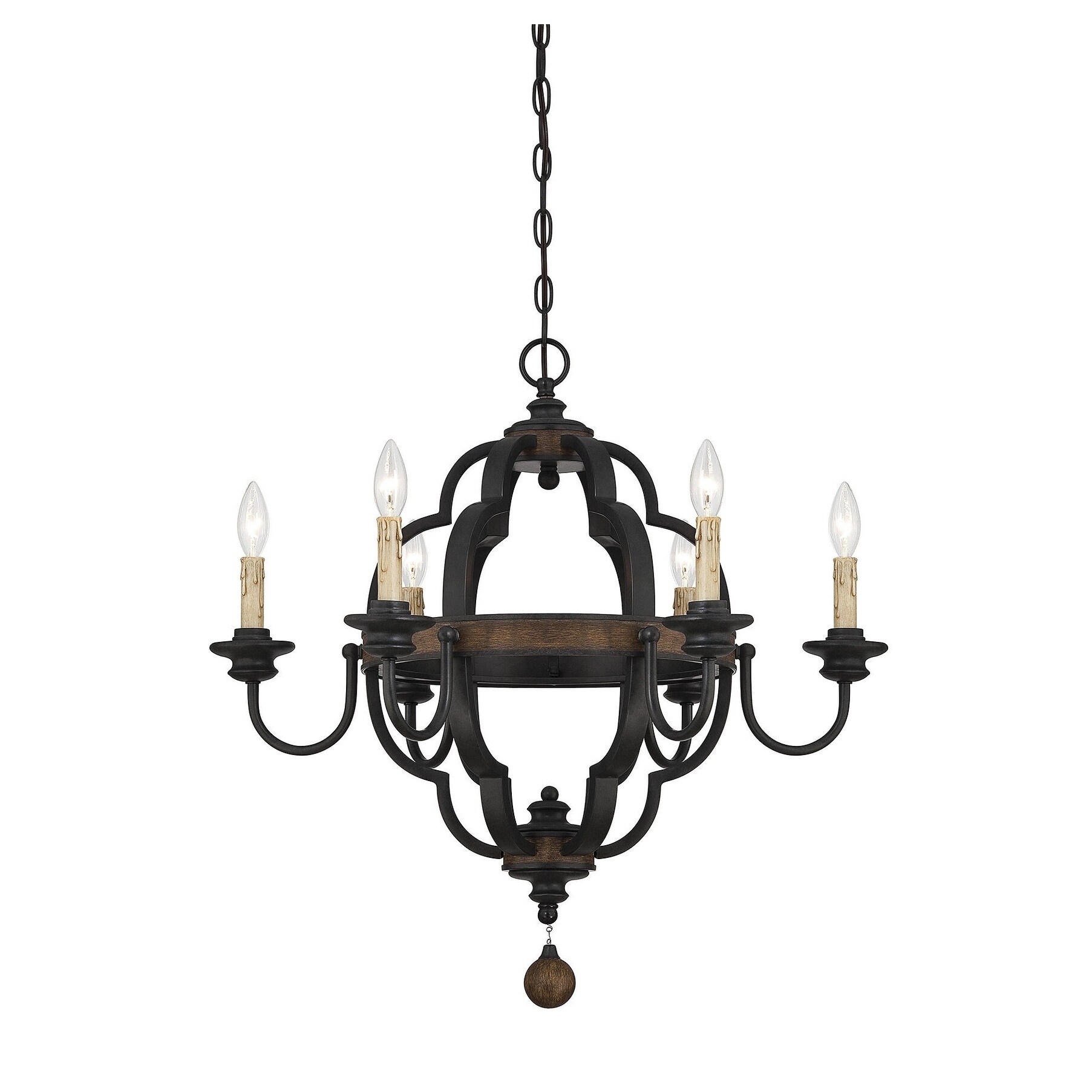 Kelsey 6 Light Chandelier Durango - Chandeliers For Bedrooms by Overstock.com