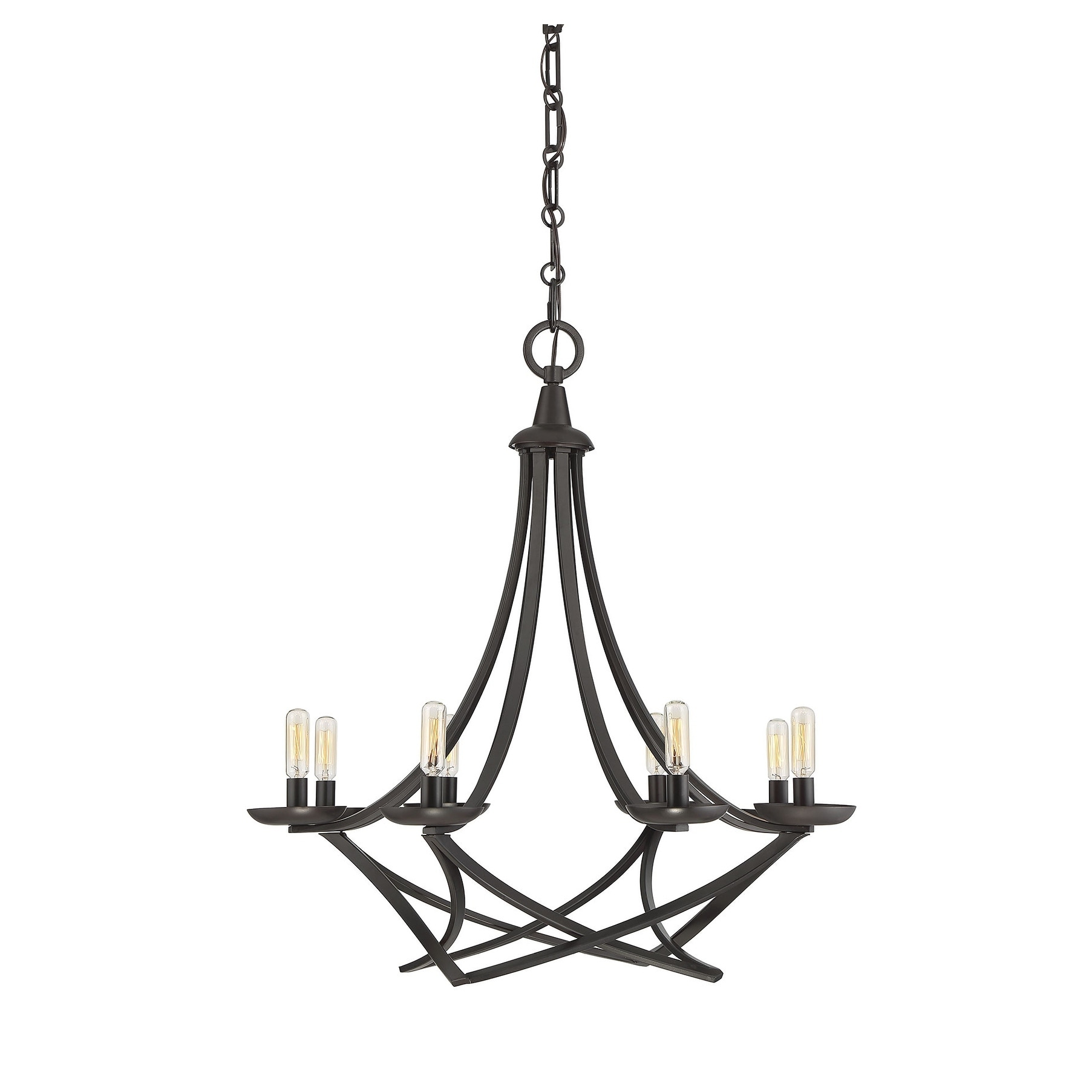 Windsung 8 Light Chandelier English Bronze - Chandeliers For Bedrooms by Overstock.com