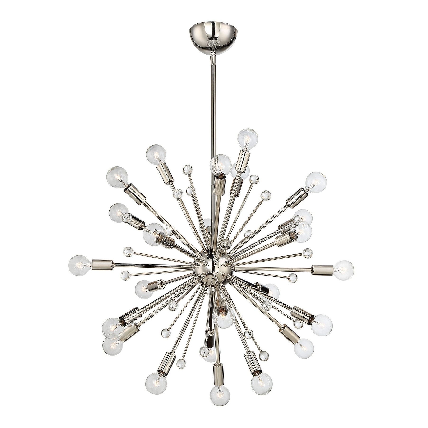 Carson Carrington Skudeneshavn 24-light Polished Nickel Chandelier - Chandeliers For Bedrooms by Overstock.com