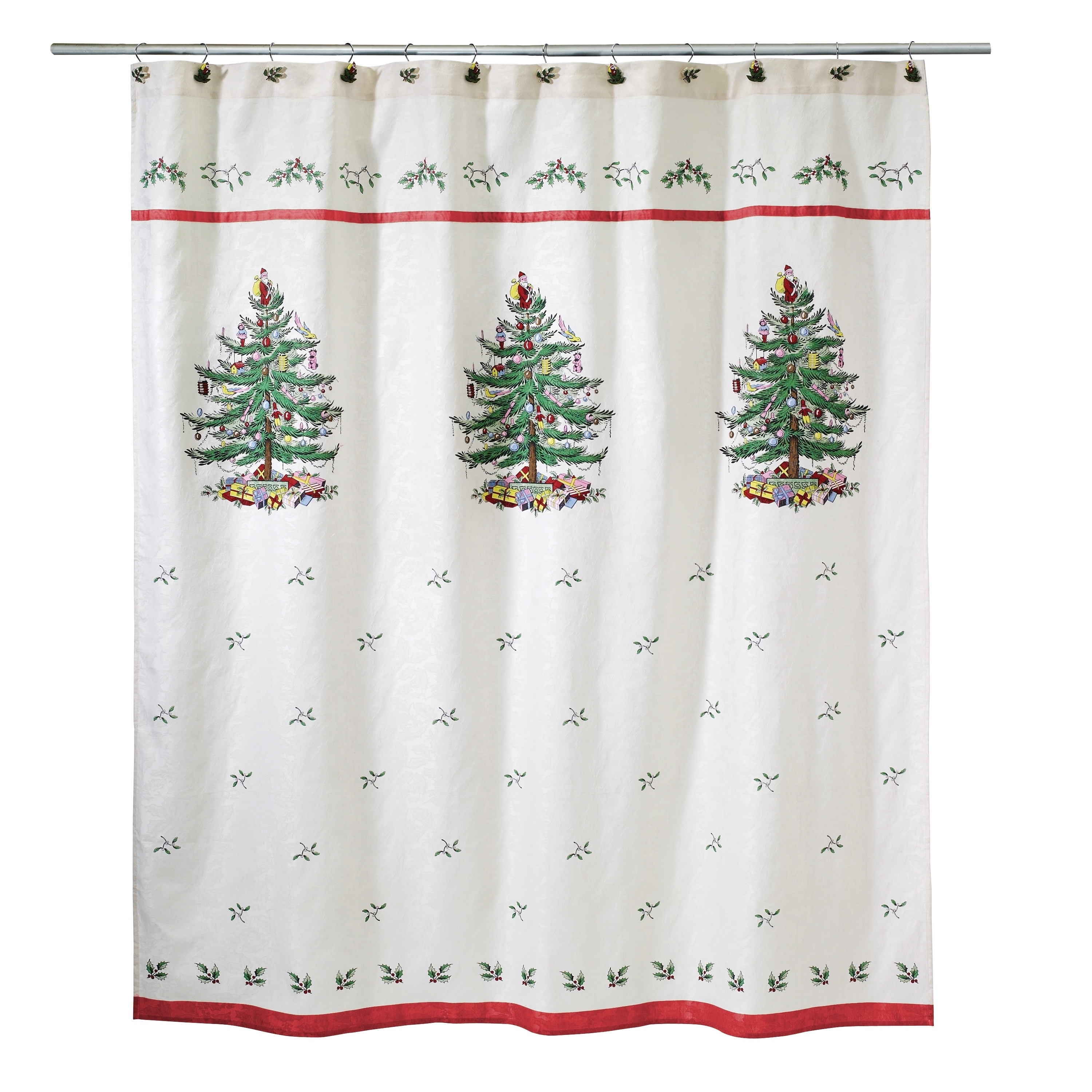 Woodland Christmas Fox Shower Curtain - Bed Bath & Beyond - 34583595