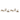 Reindeer Christmas Figurine Holiday Décor, Gold (Set of 6)