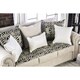 preview thumbnail 2 of 8, Furniture of America Sigg Traditional Linen Nailhead Padded Loveseat