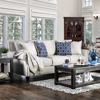 Top Product Reviews For Furniture Of America Fabric Nailhead Sofa